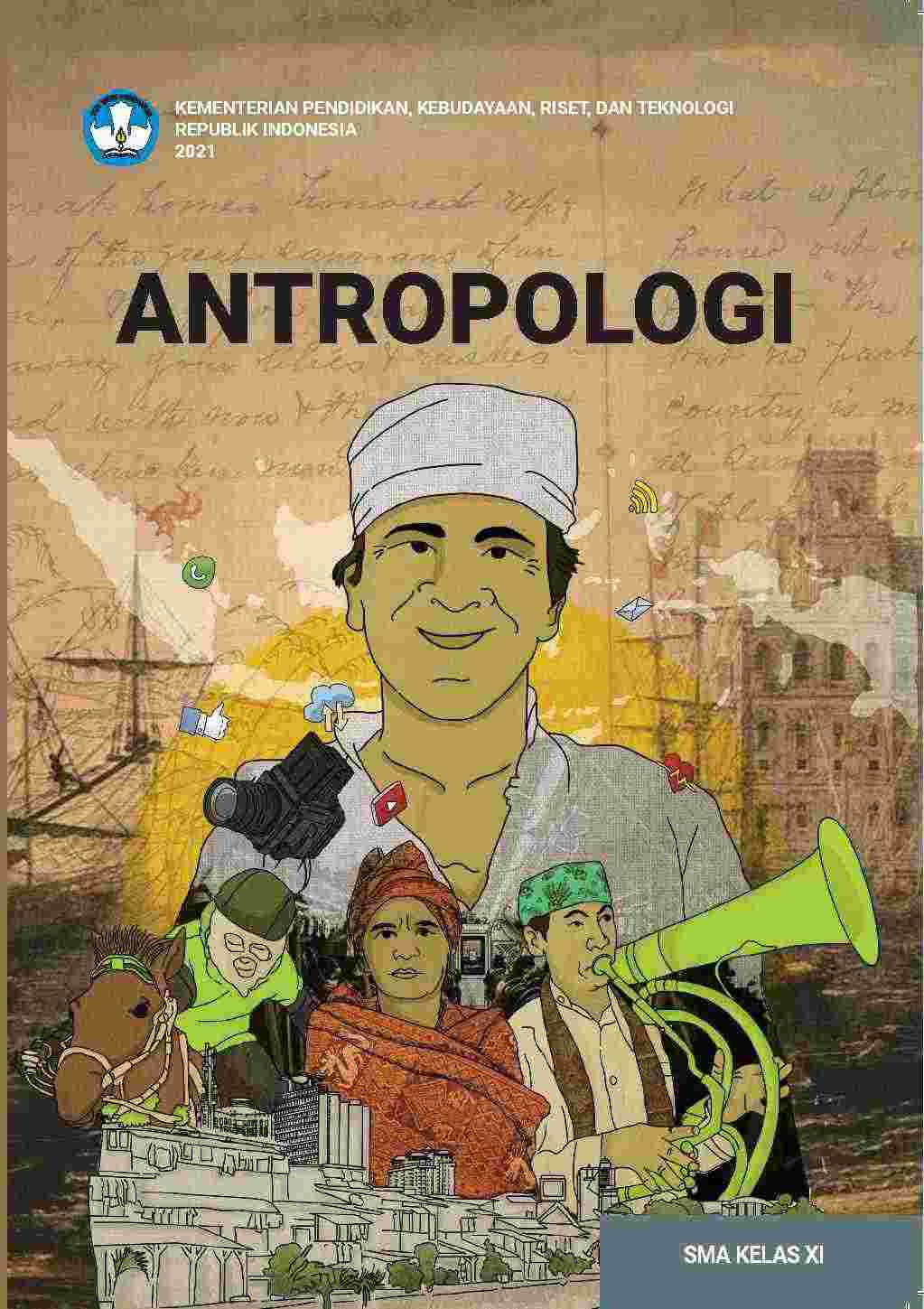 Sampul buku Antropologi untuk SM...